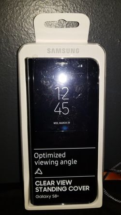 Samsung Galaxy S8 + Clear View Standing Cover