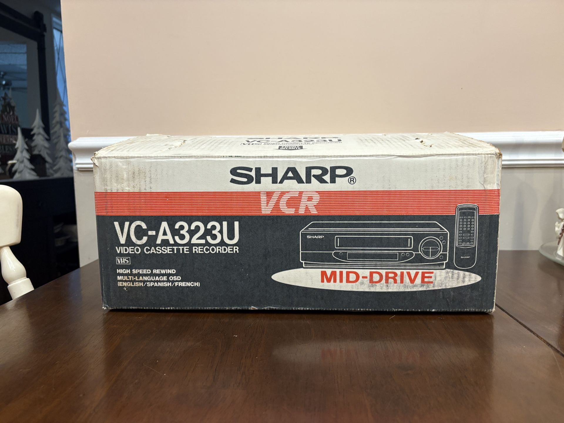 Sharp VCR Model: VC-A323U VHS Player/Recorder Brand New Open Box