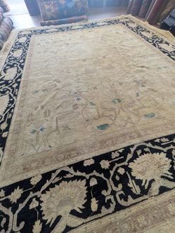 Handmade Wool Rug 10x11'4