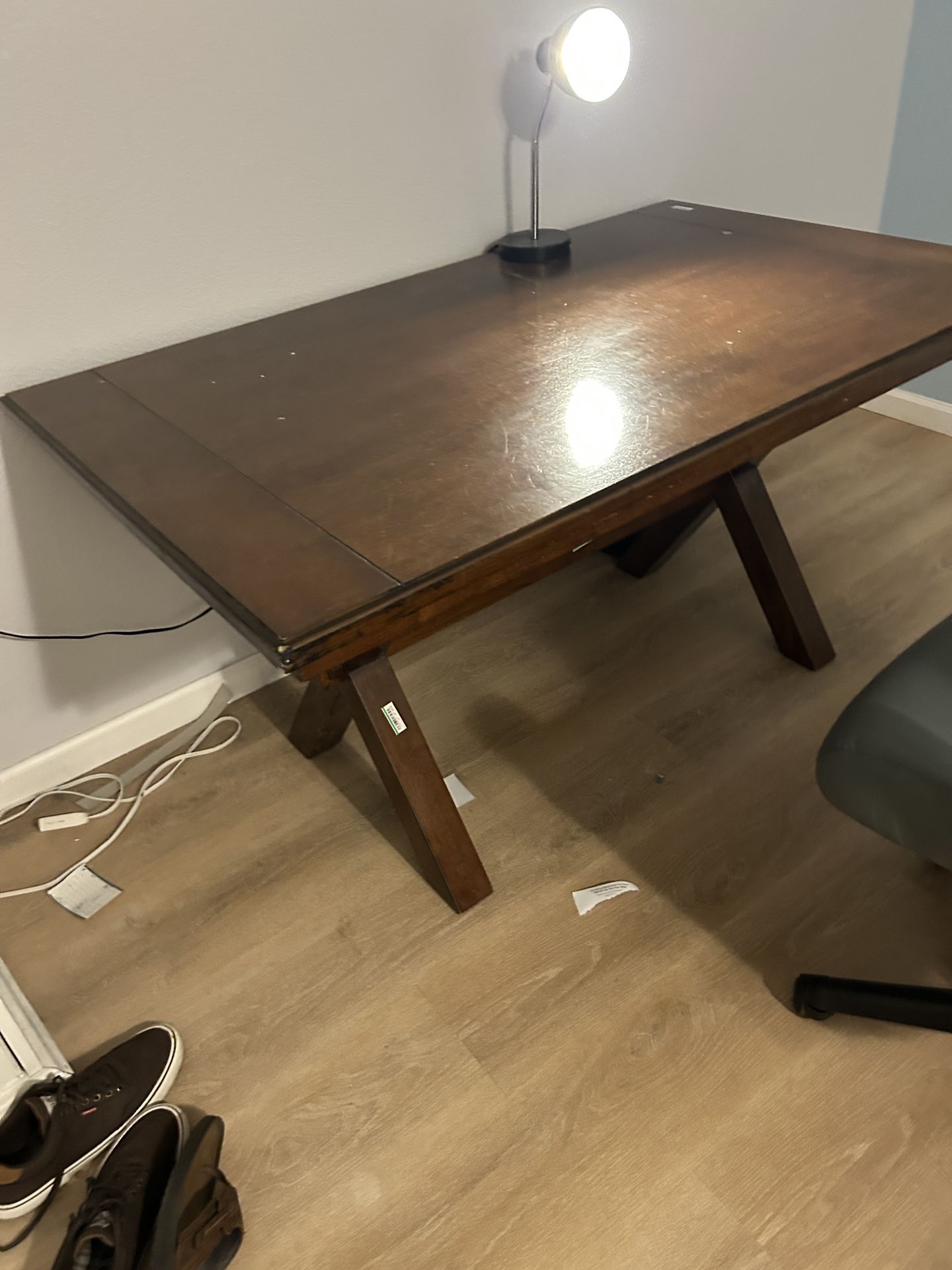 Dining Table + 4 Black Chairs - $50 OBO