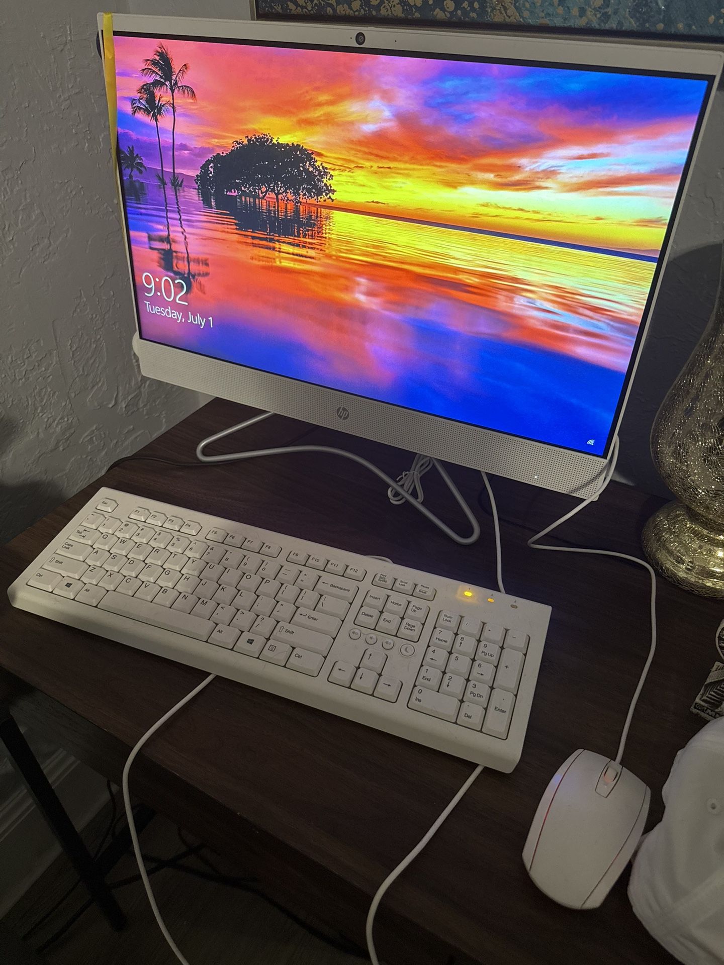 Hp Destop With Printer
