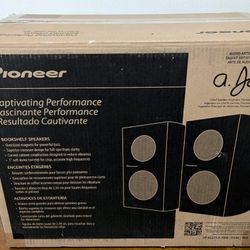 Pioneer Bookshelf Speakers New Inbox$80