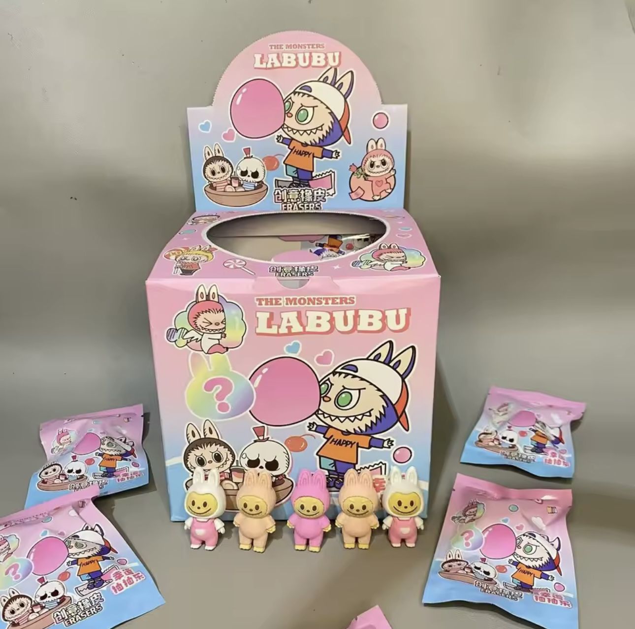 Labubu Surprise Bag Erasers