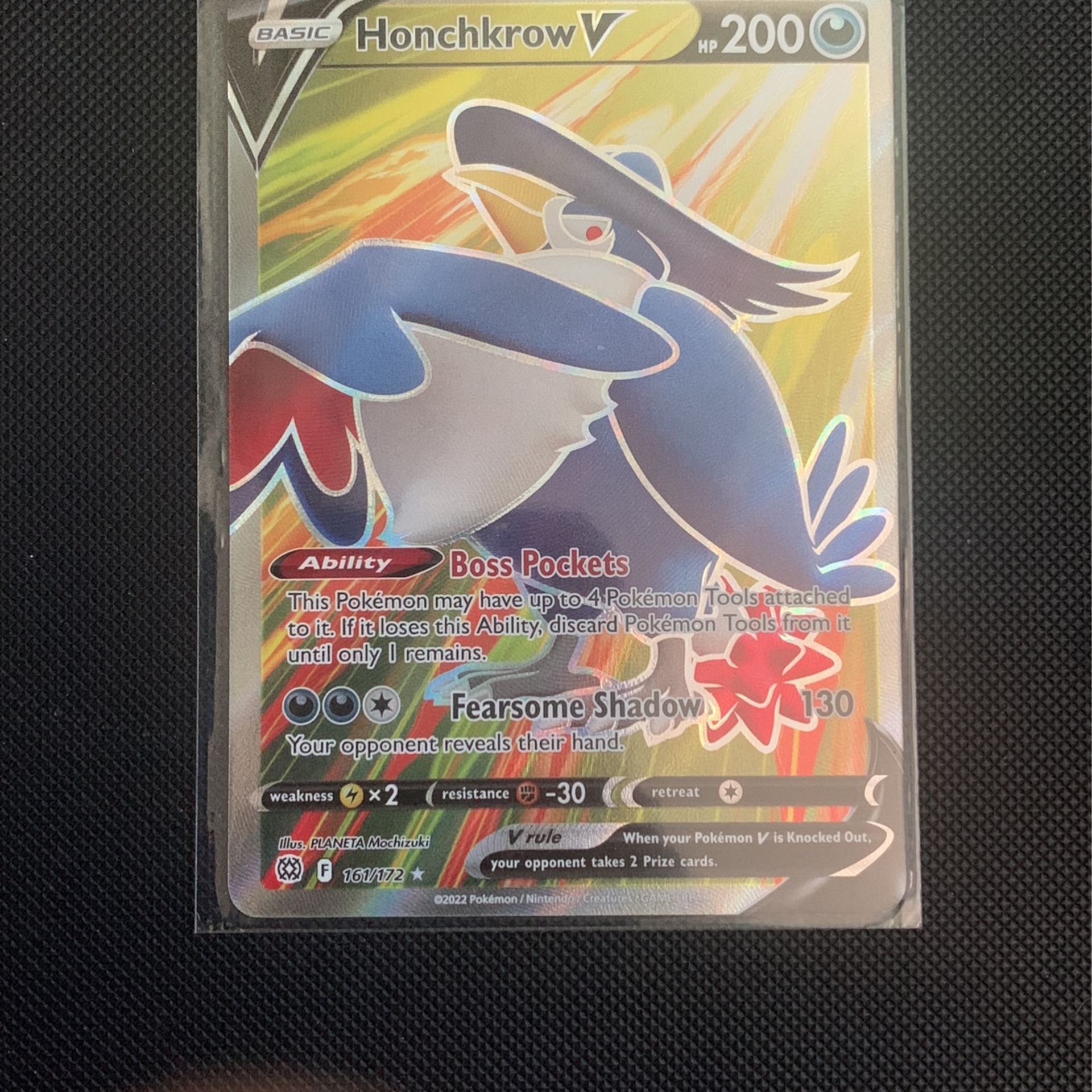Honchkrow V (Full Art) - SWSH09: Brilliant Stars (SWSH09) Pokemon Card Single