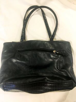 Virtually Brand New Black Purse with Matching Wallet