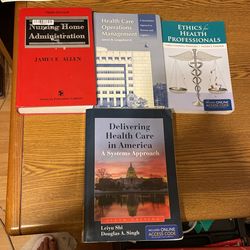 Health Care Administration College Text Books
