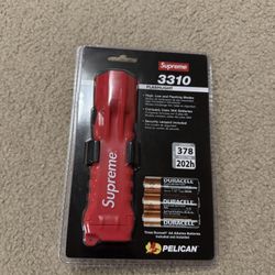Supreme Pelican 3310PL Flashlight Red (SS19)