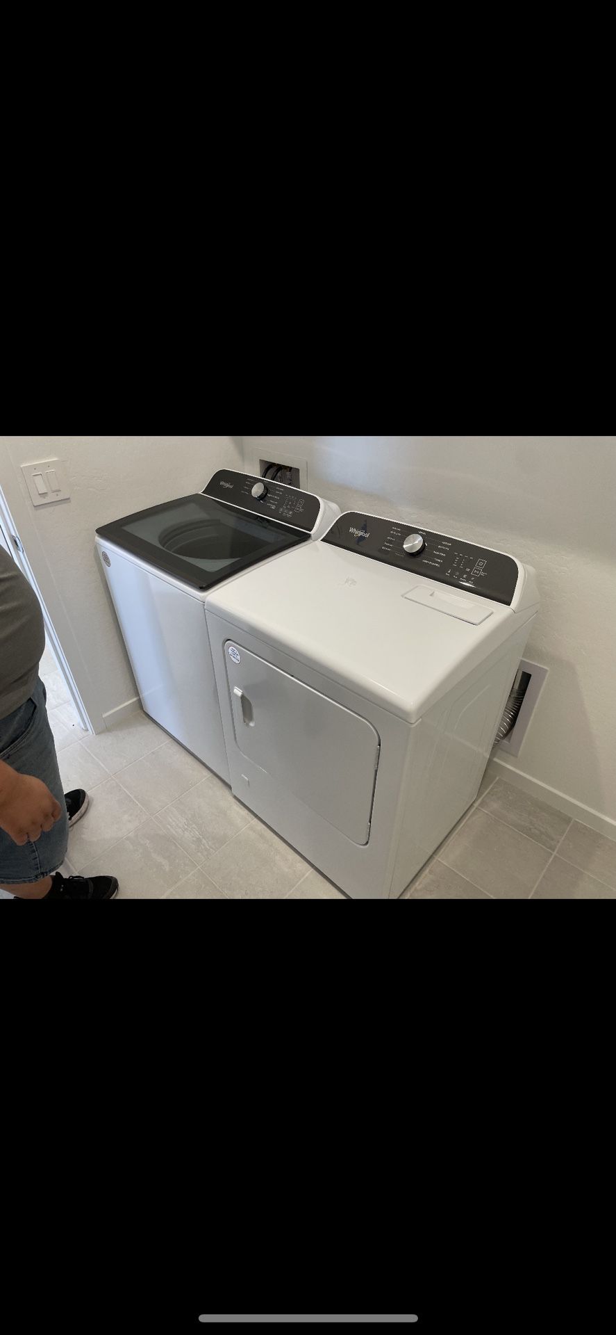 Brand New Whirlpool Washer and Gas Dryer