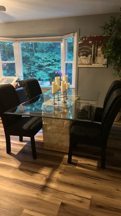 Table and chairs