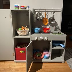 Pottery Barn Wood Kitchen Play Set