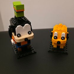 Goofy snd Pluto Lego brickheadz