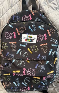 Universal Studios Hollywood Super Nintendo World Neon Backpack Mario Wario