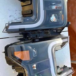 18-20 Ford F150 LED DRL Projector Headlights Luces Calaveras Micas Faros Focos Faroles 