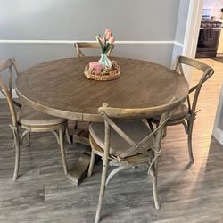 Dining Table Rustic Round