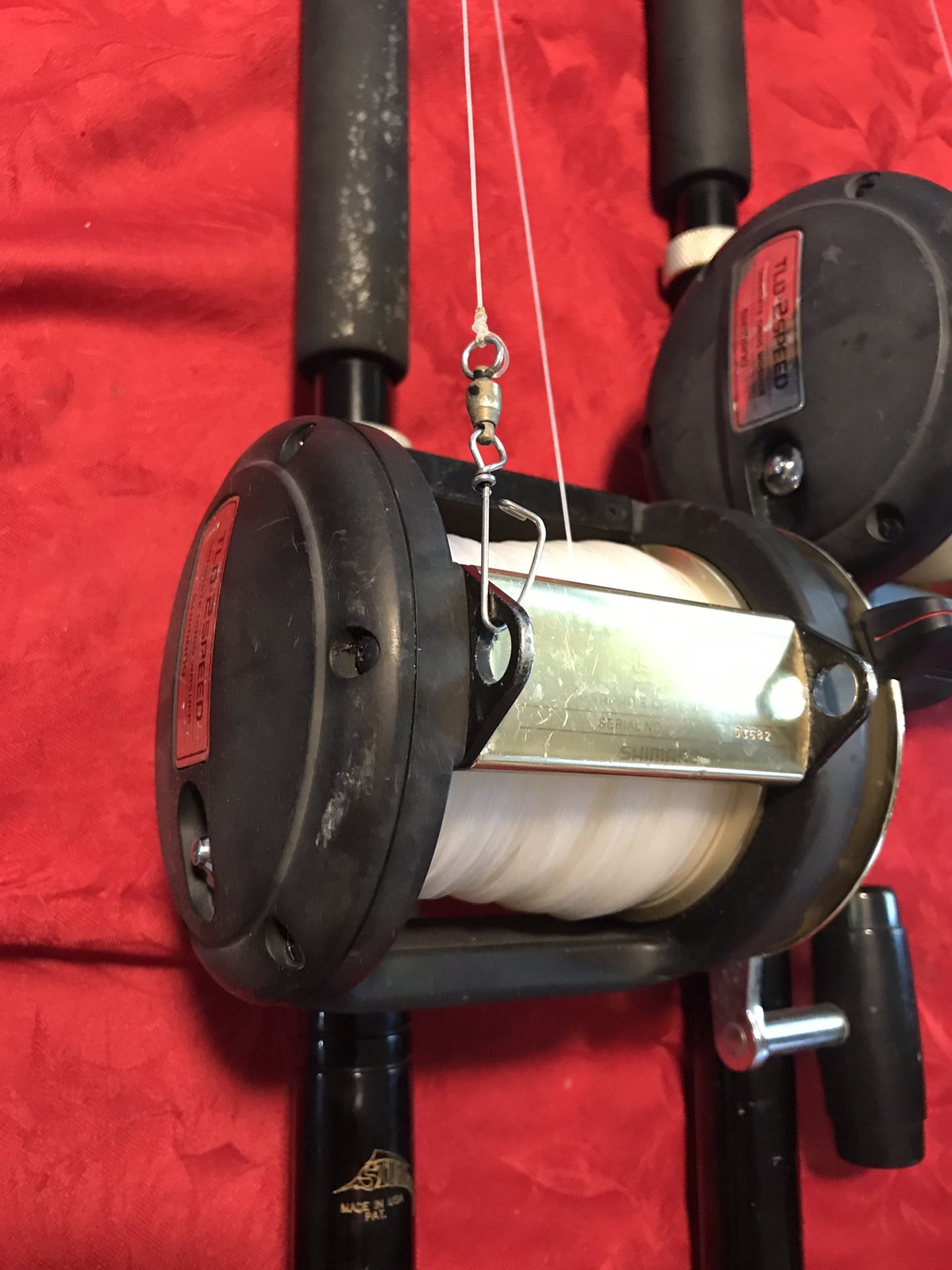 Shimano tld 50 2 speed reels and rods