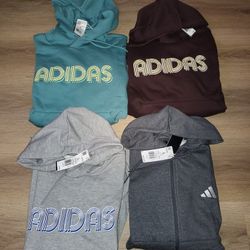 Men's Adidas NEW Hoodies Size L $33 EACH