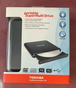 Toshiba External DVD/CD Drive Player & Burner