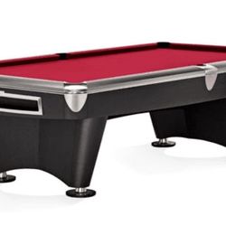 Brunswick Gold Crown VI 9' Pool Table, Matte Black