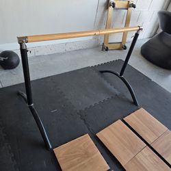 Ballet Bar Adjustable Height + Dance Floor