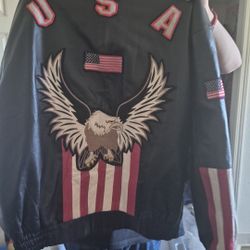 Golden Leather Jacket