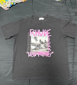 RHUDE Spring Summer 2023 PRINT “New Money” Shirt Mens XL