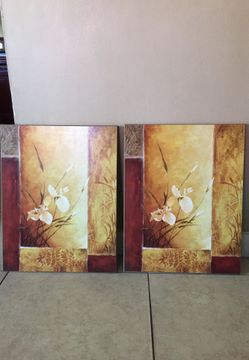Floral picture frames