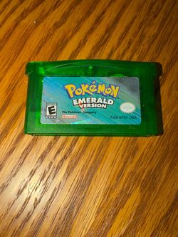 Pokémon Emerald Version Game Boy Advance Cartridge