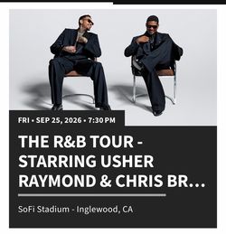 Chris brown & Usher tickets