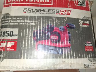 Craftsman Brushless belt sander