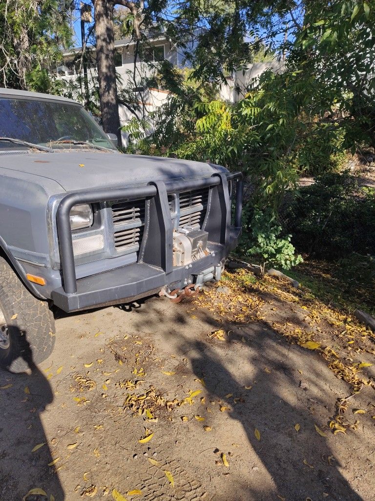 Winch Bumper And Winch