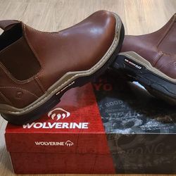 Wolverine Work Boots Size 11.5 For Men 