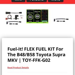 Supra A90 Fuel It Ethanol Reading