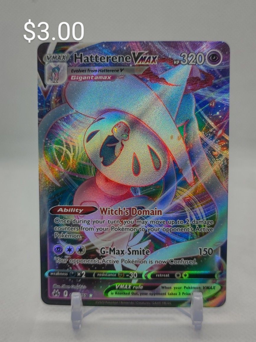 Pokemon Hatterene VMAX 