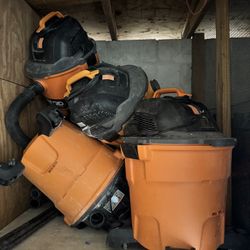 Ridge Vacuum’s 16gal Used. 