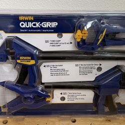 2 Irwin Quick Grip 8 Piece Wood Clamp Sets