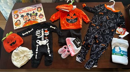 Newborn Halloween bundle + Converse booties
