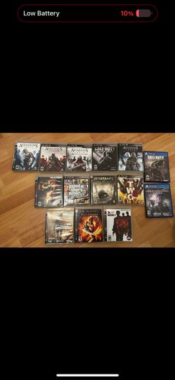 PlayStation 3 games 10 to 15 each