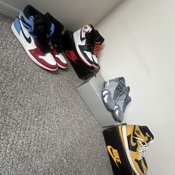 Jordan’s 1’s And 14’s  Size 11.5