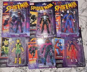 Marvel Legends Spider-Man Series Action Figures Lot of 6