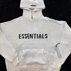 ESSENTIAL KNIT HOODIE “CREAM”