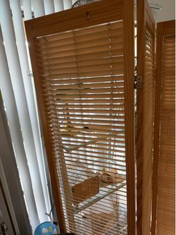 TWO - Wood room dividers/ Sun block