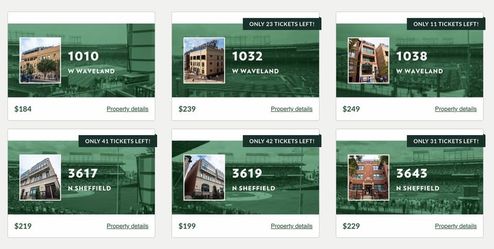 3 Wrigley Rooftop Seats — Cubs vs. Blue Jays, Thu 8/6 (all-inclusive)