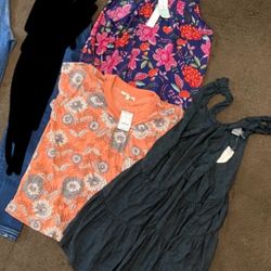 Madewell & Anthropologie Flowy Floral Halter Tops. Size Small. New. Located in North Park 92104. 