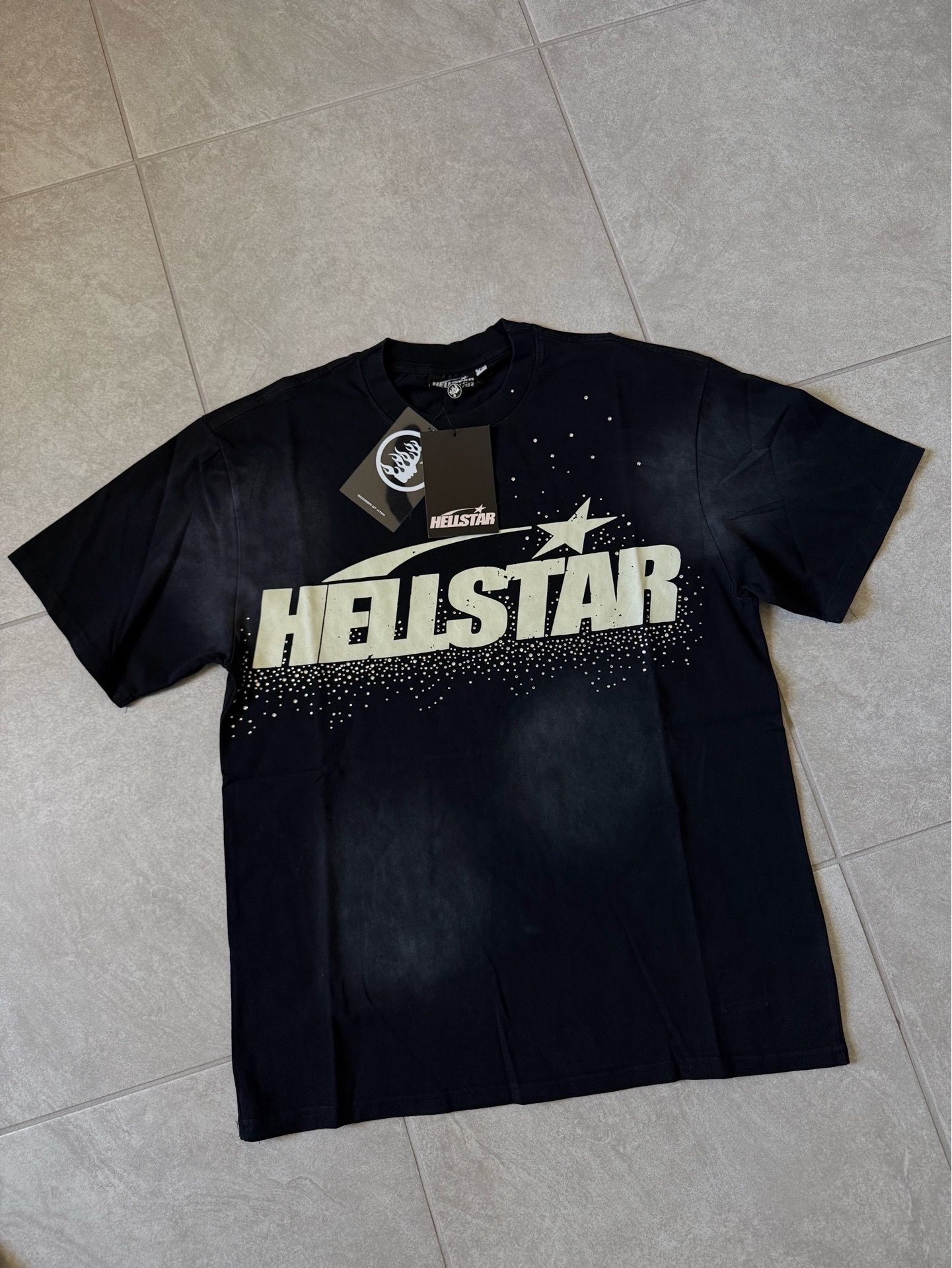 Hellstar Rhinestone Graphic Tee