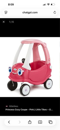 Little Tikes Cozy Coupe Princess Car - Good condition