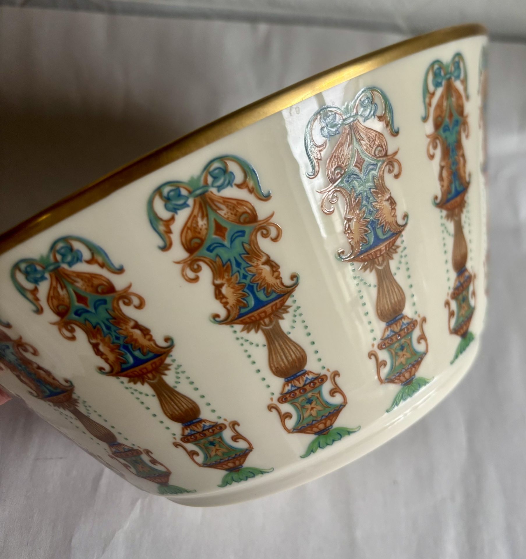 Vintage Lenox Lido Large Salad Serving Bowl 