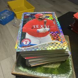 Texas Rangers baseball card set