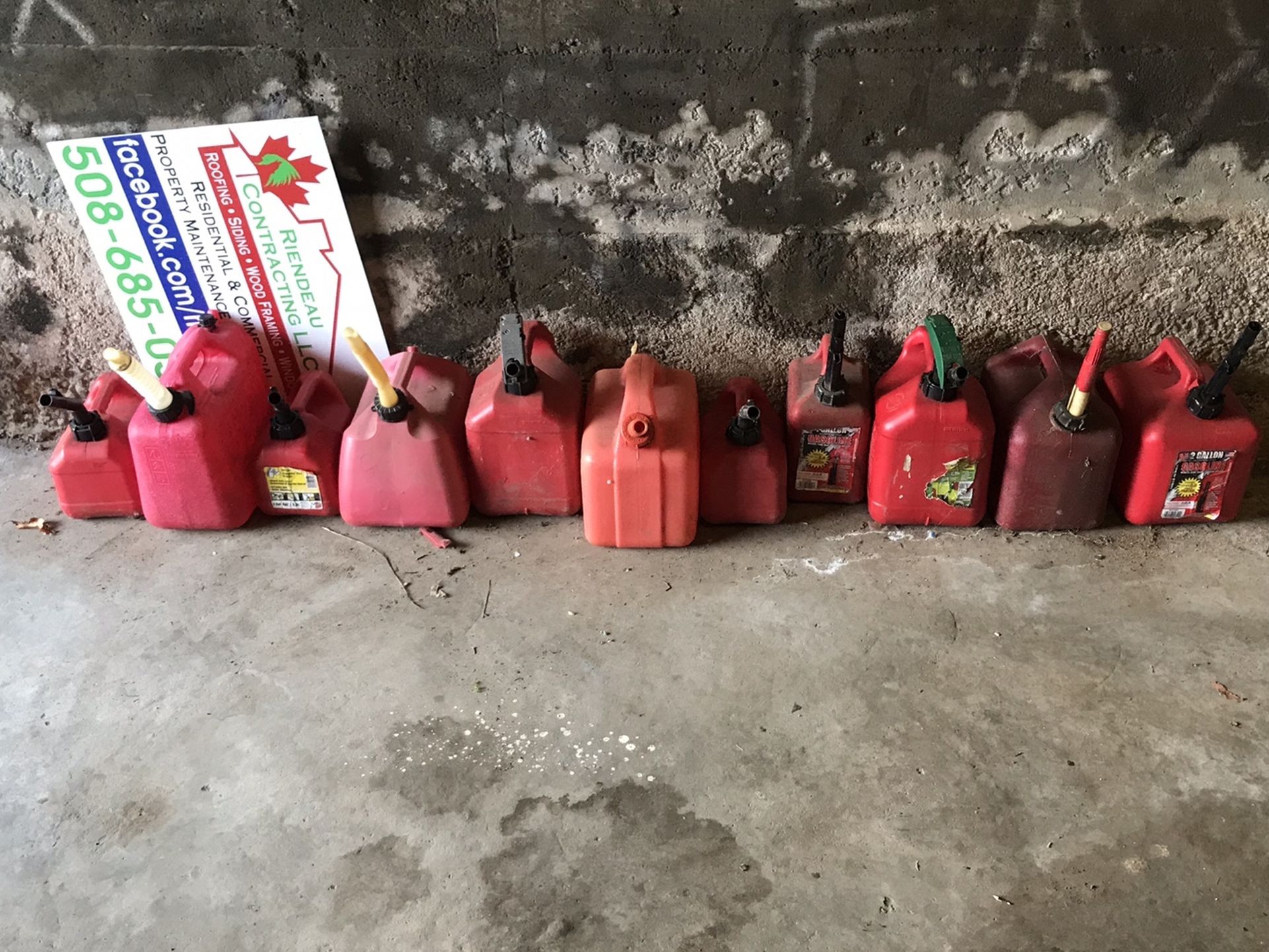 Gas Jugs All For 20