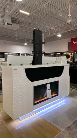 Brand New Tv stand With Fireplace