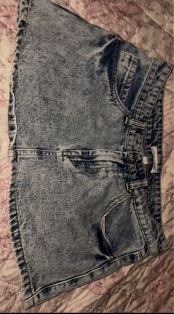 Denim Mini Skirt